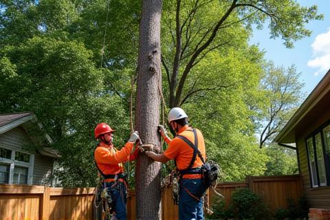 Complex tree removal project