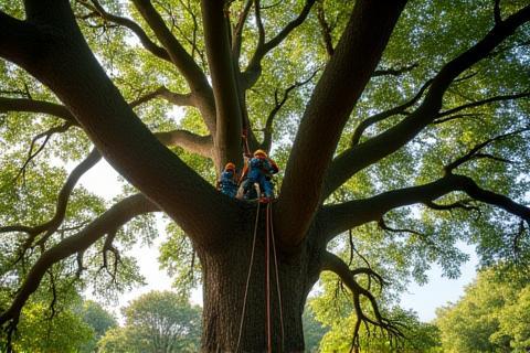 Pruning a large fig tree in Sydney