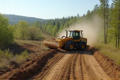Area being cleared of vegetation